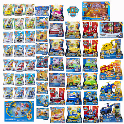 PAW PATROL Figures Vehicles Skye Zuma Tracker Chase Rubble Marshall Rocky Jungle