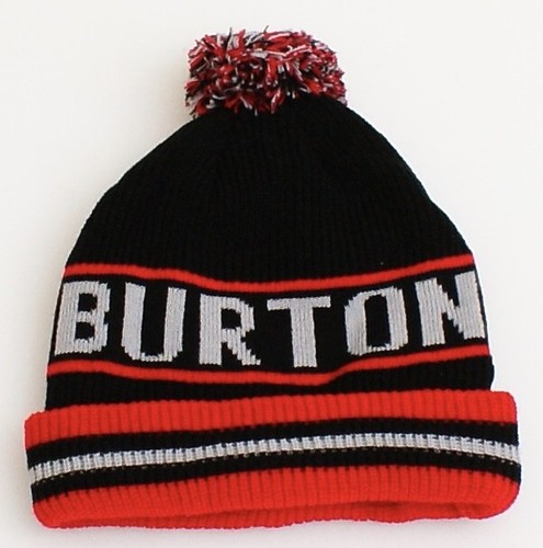 Black Lined Knit Cuff Beanie Skull Cap 