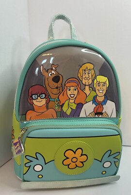 NEW SCOOBY DOO & GANG LOUNGEFLY MINI BACKPACK BAG MYSTERY  display picture 1