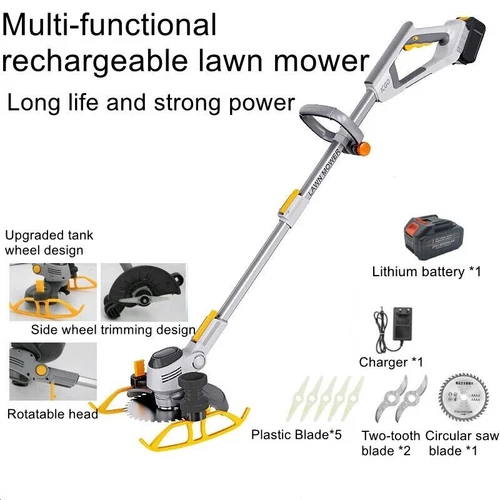 Electric Lawn Mower Lawn Mower Lawn Mower Rechargeable Small Household