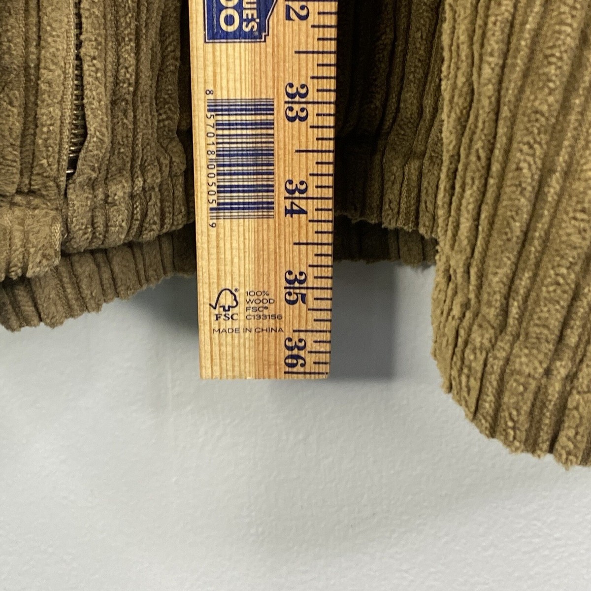 JAB Corduroy Shirt Mens 3X Brown Jacket Long Sleeve Full Zip JAB Corduroy Shirt Mens 3X Brown Jacket Long Sleeve Full Zip