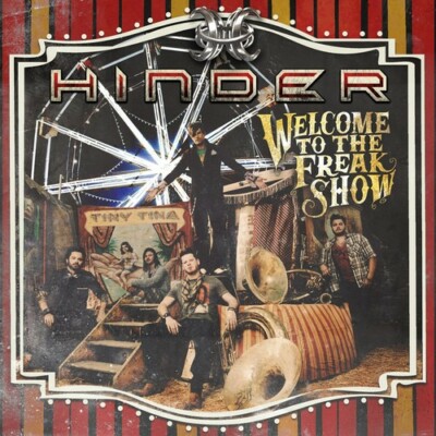 Welcome to the Freakshow - Hinder Music CD & Art Only No Case Excellent 