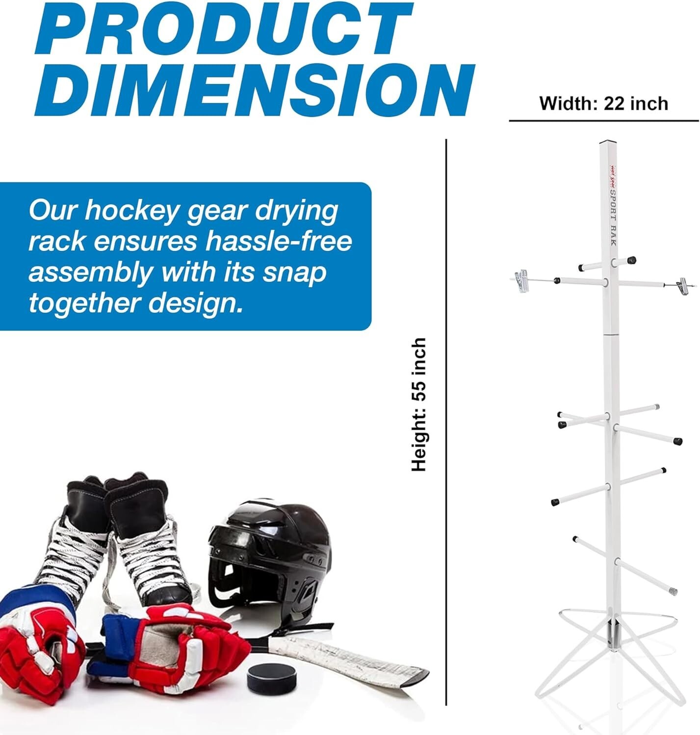 Wet GearHockey Equipment Dryer Rack Metal Model eBay