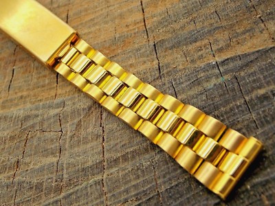Speidel Vintage NOS Unused Stainless Watch Band 14mm Straight Lug Deployment