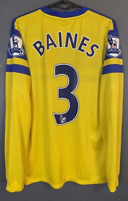 エバートン　ユニフォーム　BAINES MEN'S FC EVERTON 2013/2014 LEIGHTON BAINES SOCCER FOOTBALL SHIRT