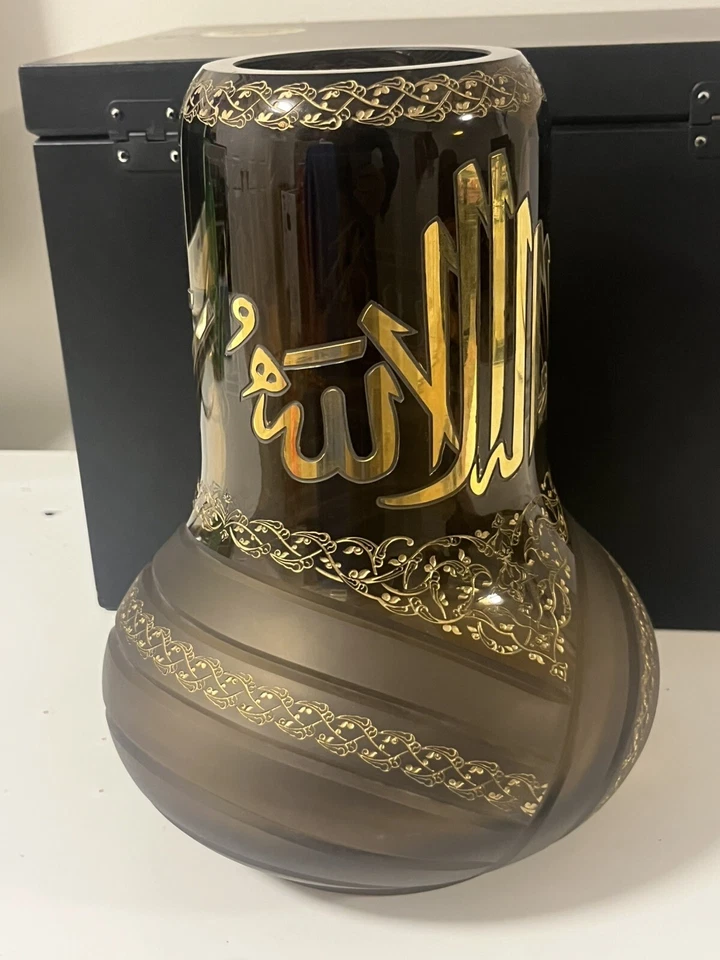 Pasabahce Vidrio Hecho a Mano Cuello Oro 24K Edición Limitada Hecho en Turquía Foto 2 de 4