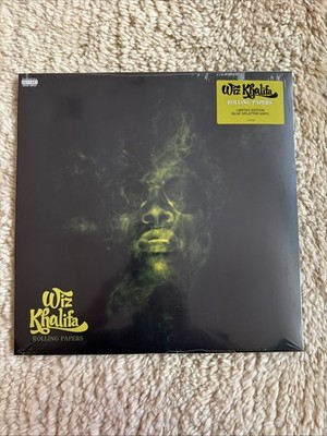 WIZ KHALIFA ''Rolling Papers'' (10 Year Ann. Ed.) 2xLP Blue Splatter Vinyl **NEW**