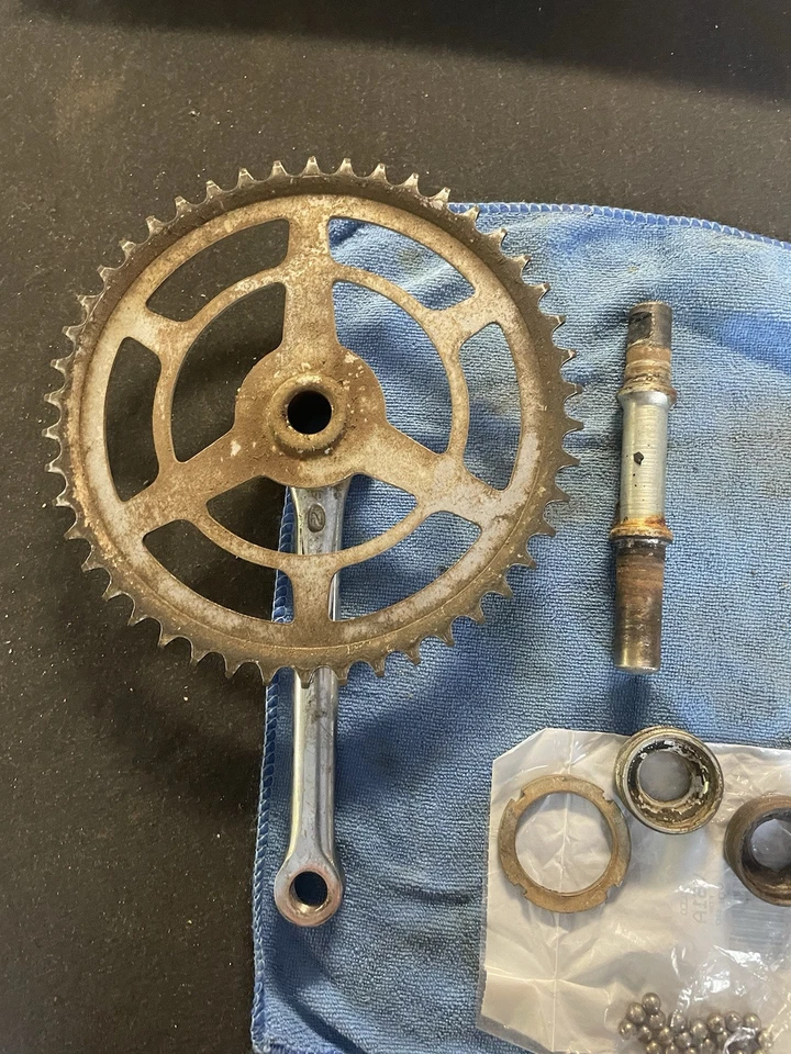 DE COLECCIÓN 1964 Phillips BICICLETA RALEIGH AMF HERCULES JUEGO DE BIELAS ROBIN HOOD 3 VELOCIDADES Foto 4 de 4