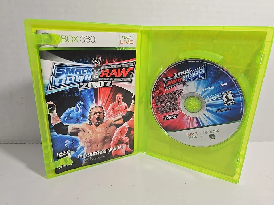WWE Smackdown vs RAW 2007 XBOX 360 Video Game Complete - Image 3 of 4