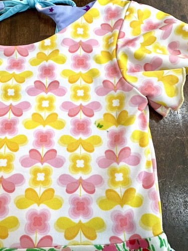 Twirly Girl Reversible Dress sz 8 Fun Colorful 2-in-1 Made in USA Twirl - Picture 14 of 14