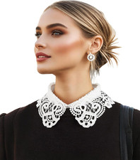 Fake Collar Detachable Dickey Collar Blouse Half Shirts Peter Pan Collar for Wom