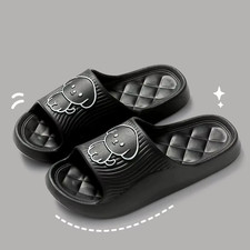 Non-Slip Cloud Slides: Thick Bottom EVA Summer Slippers for Home  Bathroom