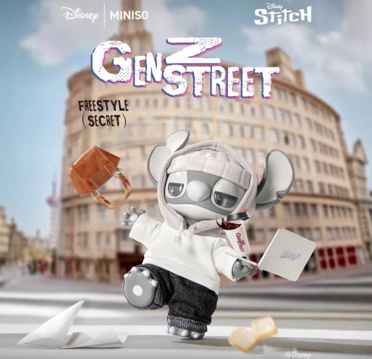 ディズニー スティッチ MINISO GenZ Street シークレット Miniso Disney Stitch Gen Z Street Pendant Confirm Hidden