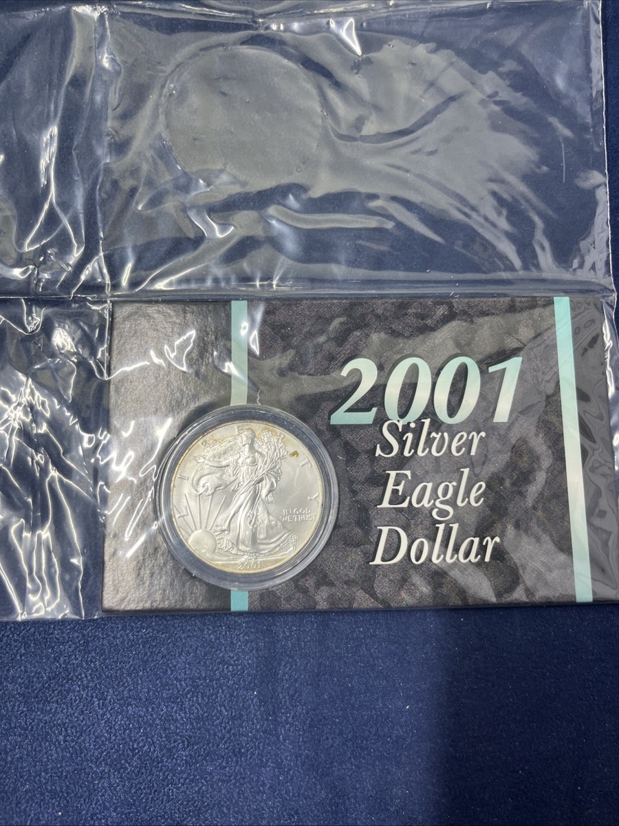 2001 1 oz Silver American Eagle (Brilliant Uncirculated) Lot Z 504