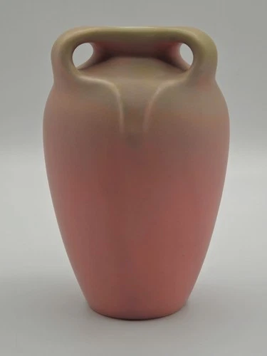 1932 Rookwood XXXII Pottery Dusty Pink 5.5" Art & Craft/Mission Vase #2428 - EUC