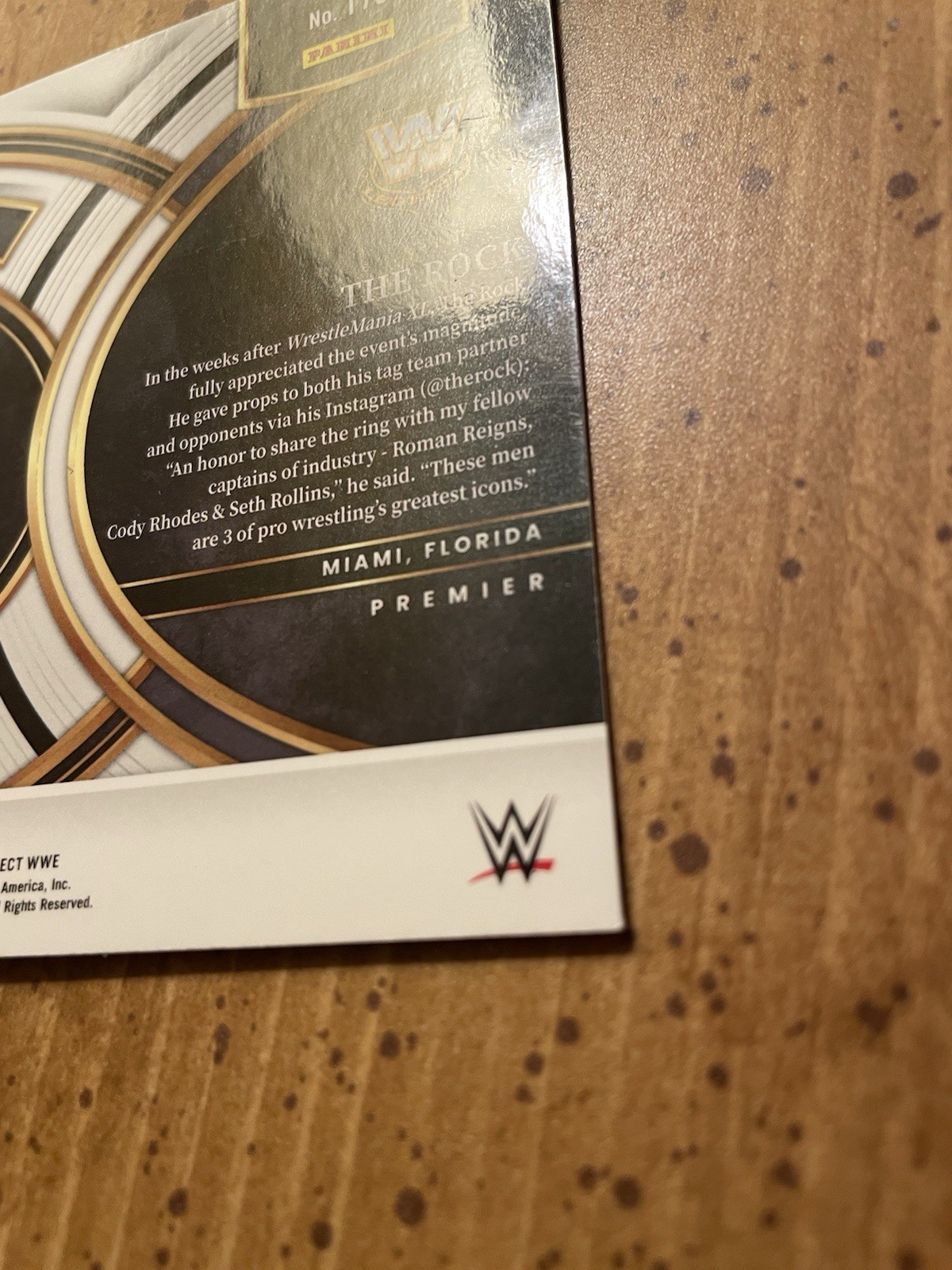 2024 Panini Select WWE The Rock Premier Level Base #176 Card WWF Dwayne Johnson  view 10