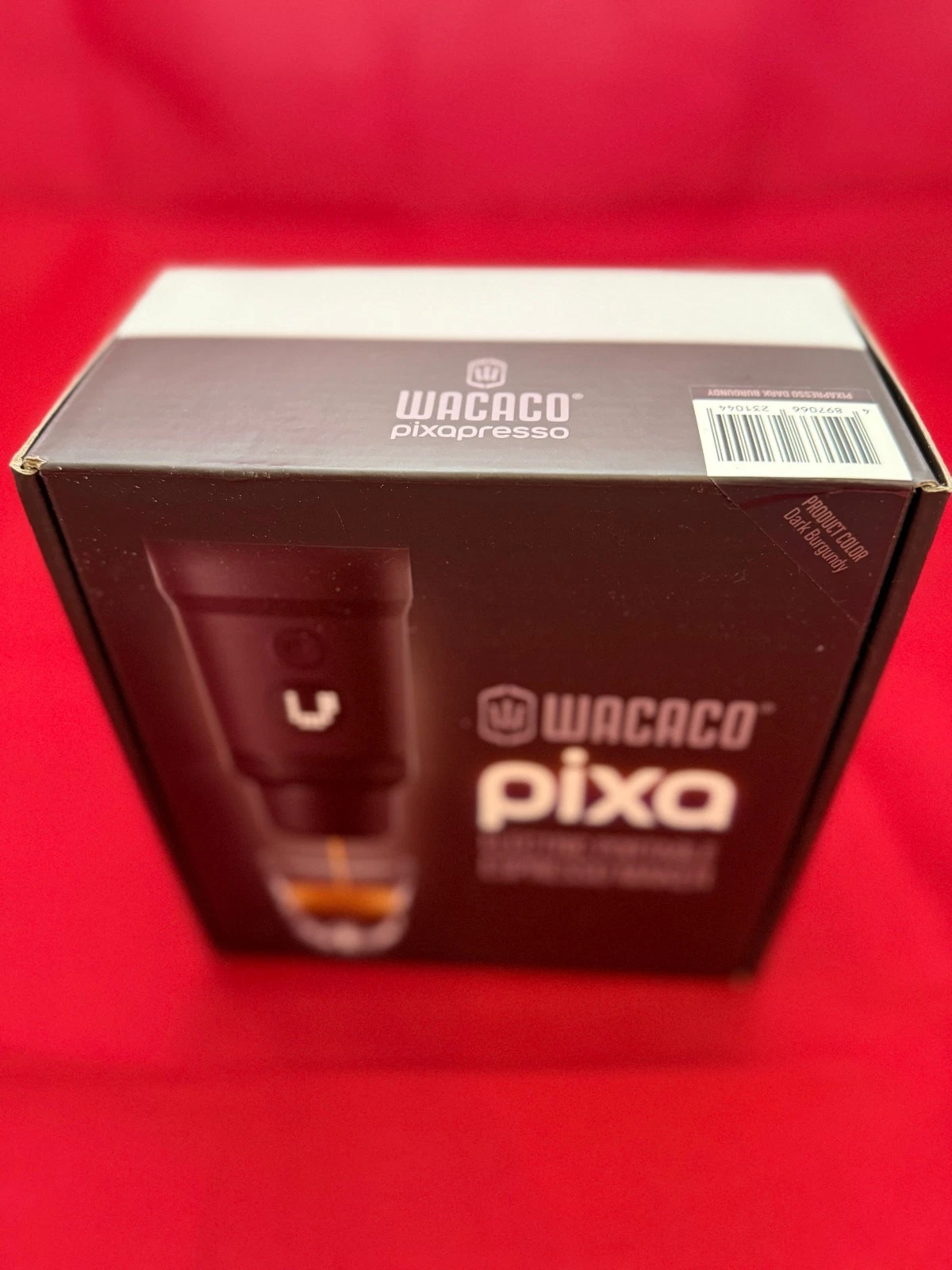 WACACO PIXA ELECTRIC PORTABLE ESPRESSO MAKE(DARK BURGANDY)