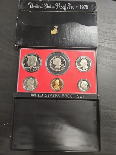 1979 S us mint proof set (Damaged Box) - Picture 1 of 4