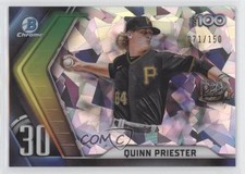 2022 Bowman Chrome Scouts Top 100 Atomic Refractor 71/150 Quinn Priester 0c2