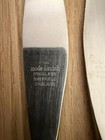 MODE DANISH SHEFFIELD ENGLAND STEAK KNIVES TEAK WOOD HANDLE LOT OF 5 — photo 7