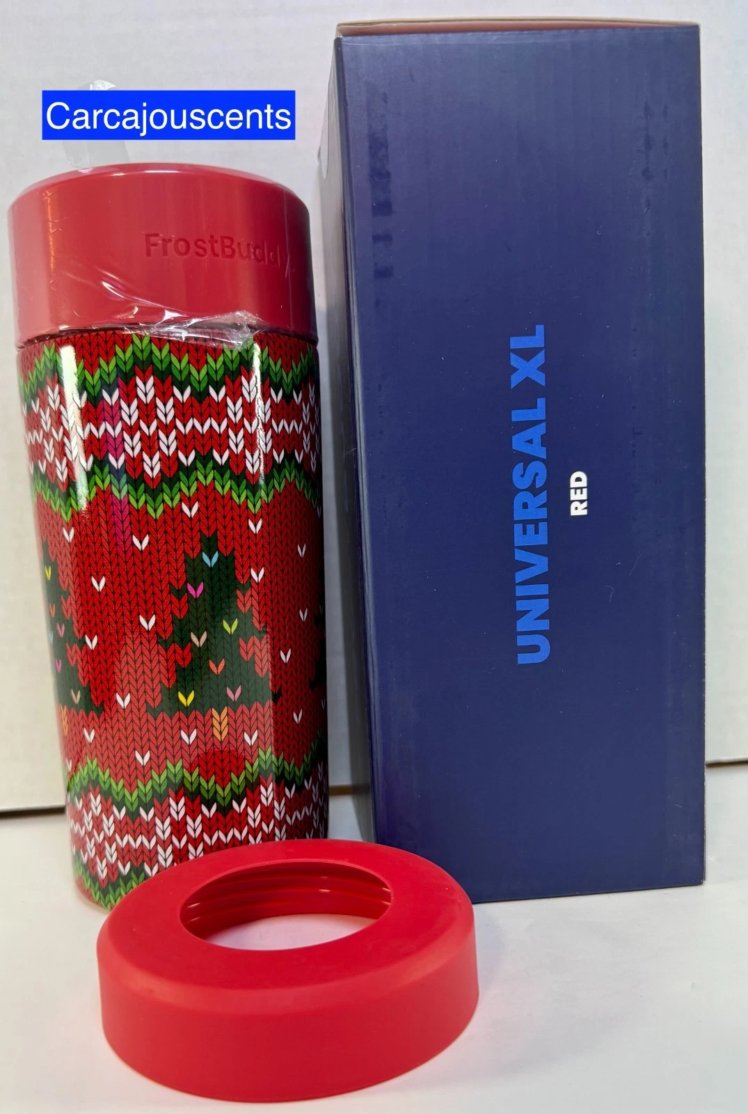 Frostbuddy Universal XL Buddy 10 in 1 Drink Cooler Christmas Tree New in Box
Opens in a new window o