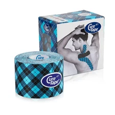 CureTape Art Kinesiology Tape: 2 in. x 16.5 ft. (Tartan Blue)