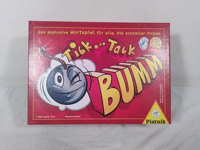 Piatnik: Tick Tack Bumm 2002 Partyspiel Gesellschaftsspiel vollständig,neuwertig