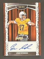 2026 Leaf Paydirt Auto Orange 44/65 Evan Svoboda #BA-ES2 Wyoming Cowboys