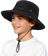 Kids Sun Hat UPF 50 Sun Protective Bucket Hat for Kids Boys Girls Wide Brim Sum