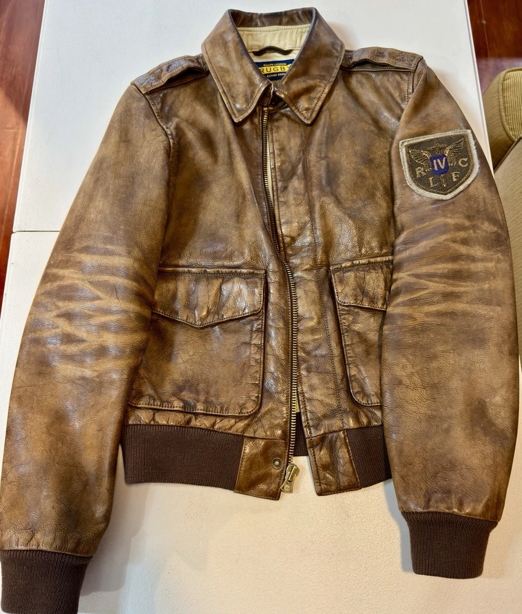 POLO RALPH LAUREN RUGBY レザージャケット　G-1 ralph lauren rugby jacket products for sale | eBay