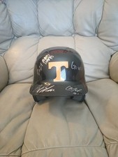 Christian Moore Blake Burke Auto Tennessee Volunteers FS Baseball Batting Helmet