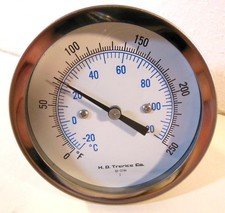 New TRERICE 52-2784 3 Adjustable Angle Bimetal Thermometer, 3" DIAL, 0 - 250 F