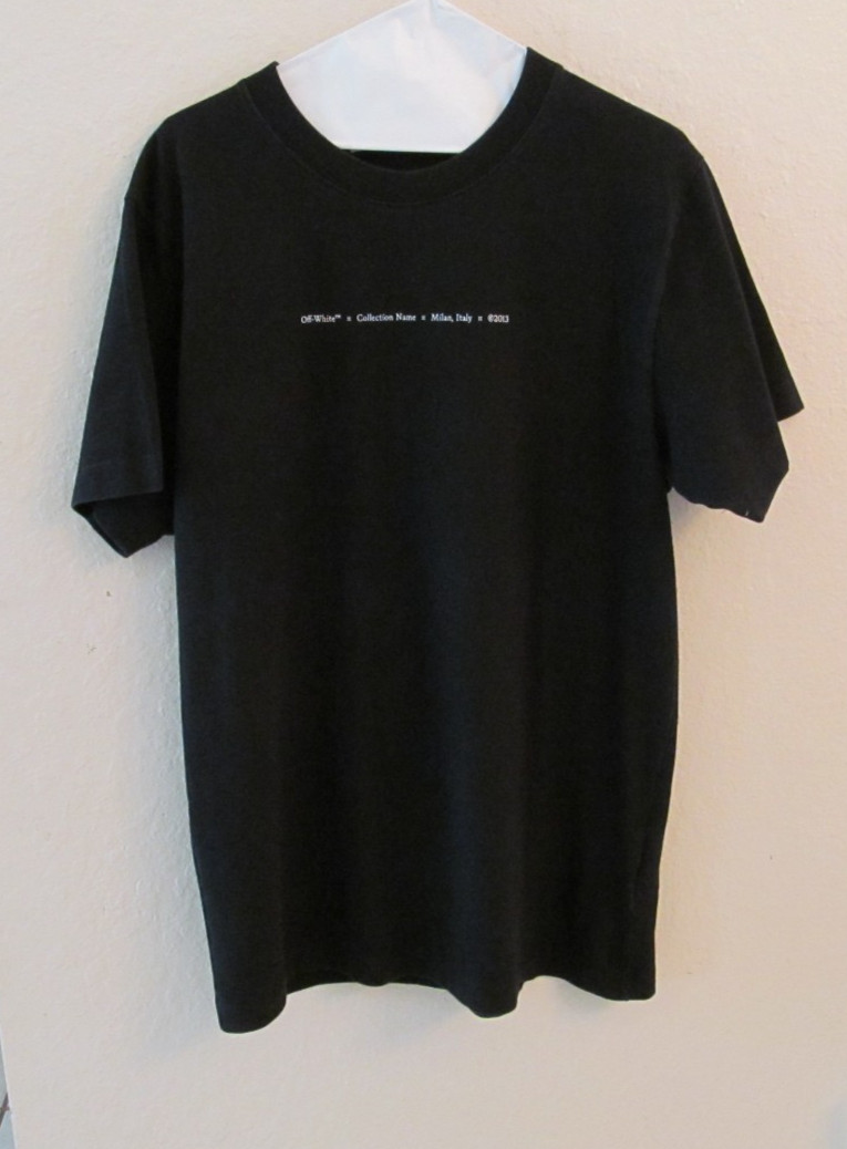 Off-White Collection Name Milan Italy 2013 "Tornado Arrow" T-Shirt Size Large image 2