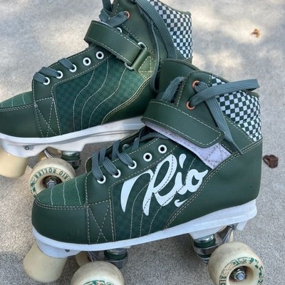 Rio Roller Mayhem Quad Roller Skates Green UNISEX M6,W7