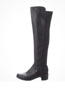 STUART WEITZMAN Black Over the Knee BootsStreamlined Design Size 5