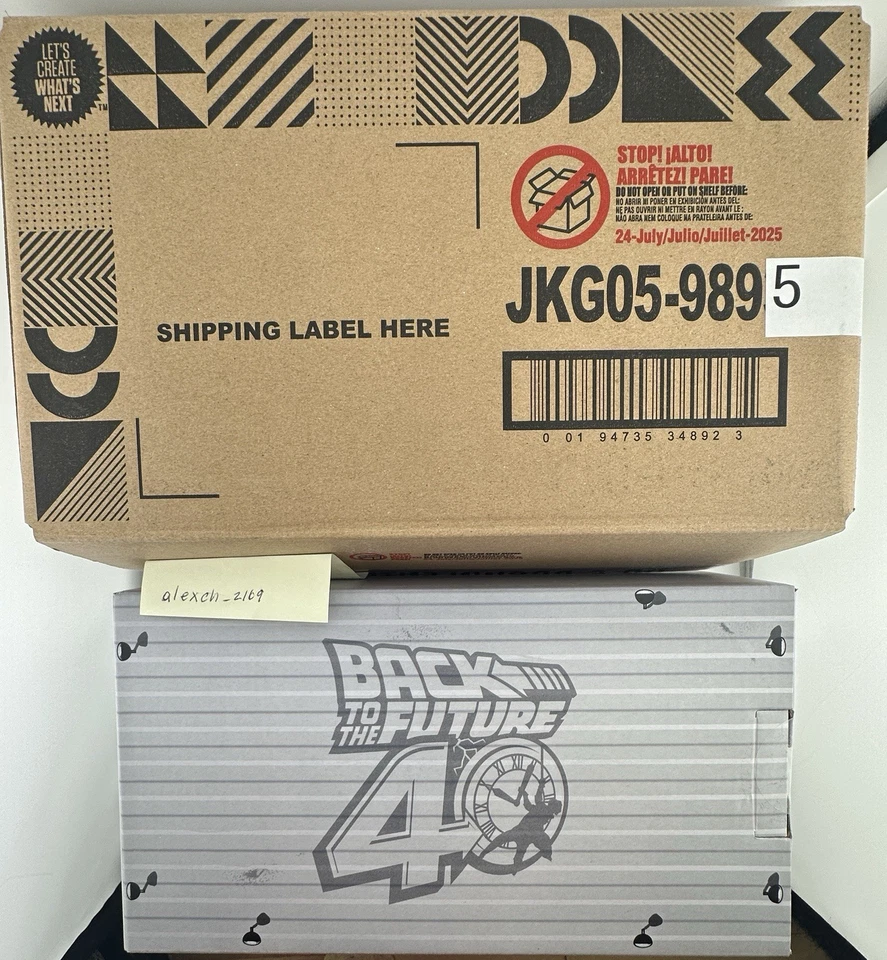 Hot Wheels Back to the Future 40th Anniversary Collectors Set 2025 NEW/SEALED - Image 2 of 4