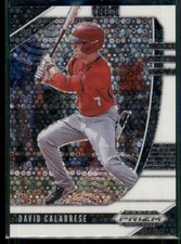 2020 Panini Prizm Draft Picks David Calabrese White Donut Circles /50