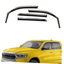 Extra Durable Window Deflectors in-Channel Window Visors For Dodge RAM 19-25