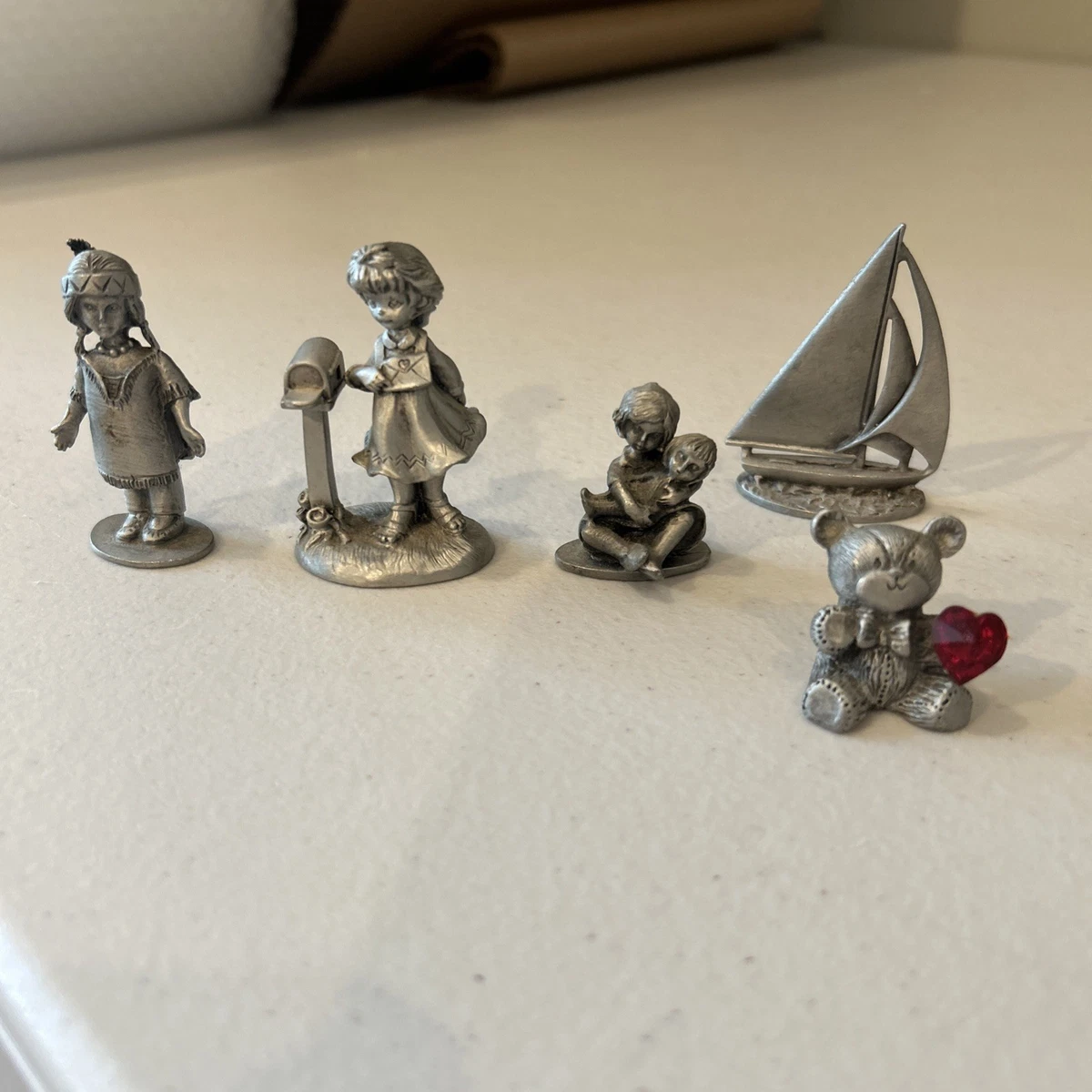 Hudson Pewter Figurines In Collectible Pewter Metalware for sale