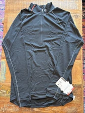 NEW Pearl Izumi Transfer Zip Neck LS Baselayer Men’s L Black — MSRP $70