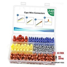 Pcs Electrical Wire Connectors Screw Terminals - Twist Nuts Caps Wire 240