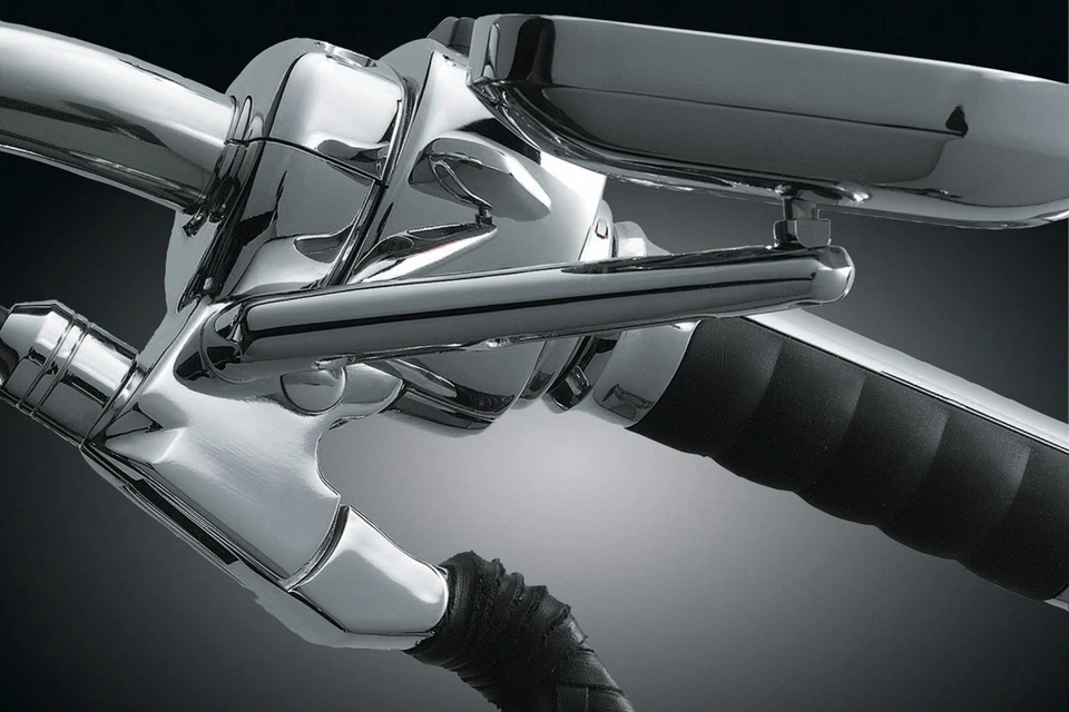 For Harley-Davidson Road Glide 98-07 Chrome Brake & Clutch Control Dress-Up Kit Foto 4 de 4