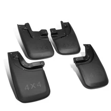 FOR 05-15 TOYOTA TACOMA ABS FRONT+REAR WHEEL MUD FLAPS SPLASH GUARDS KIT BLACK