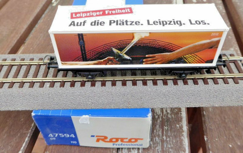 Roco 47594 H0 Containerwagen Sonderwagen Leipziger Freiheit 2012 in OVP, selten | Zustand: Neu
