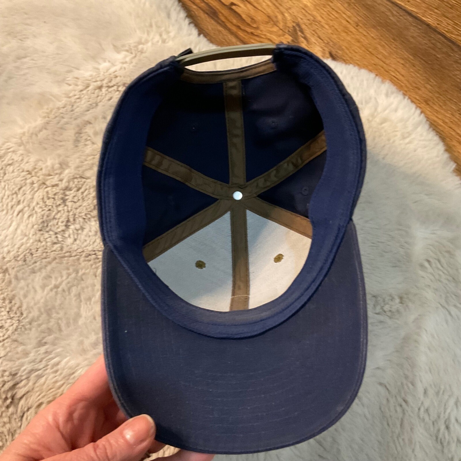 Patagonia Patch Snap Back Baseball Cap Hat Brown … - image 8