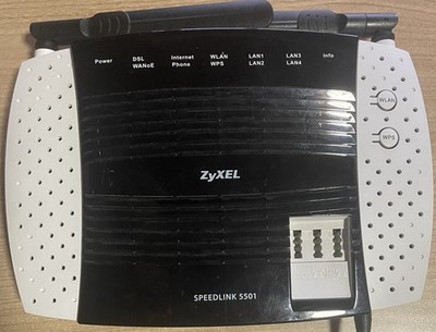 Zyxel Speedlink 5501 DSL-Router - Glasfaser