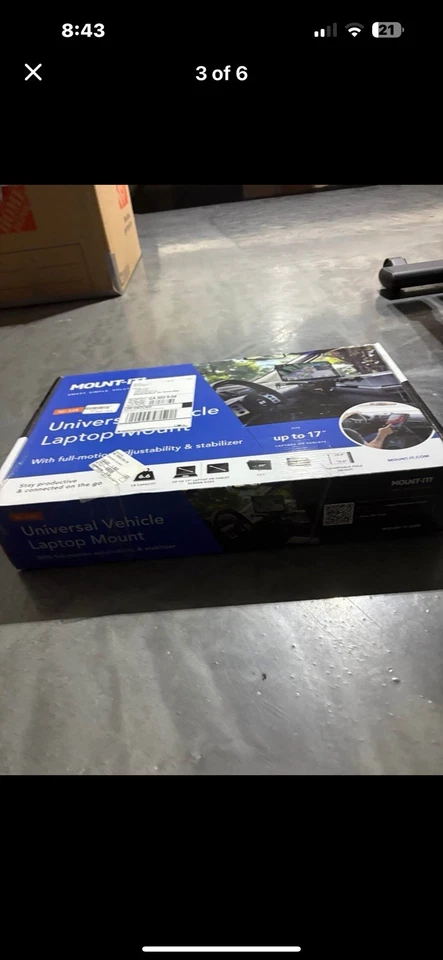 Suporte ajustável para laptop veículo |Suporte para assento de computador |Para caminhão van automotivo SUV NOVO - Imagem 3 de 4