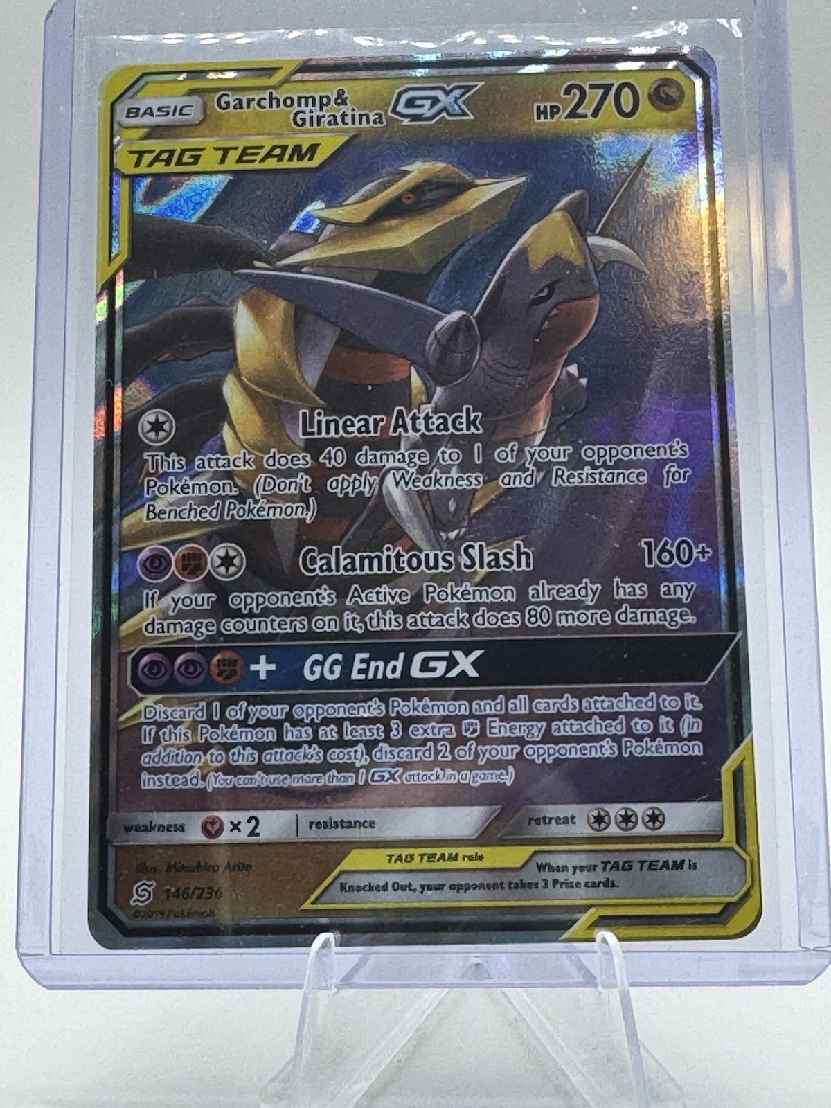 Pokemon SM - Unified Minds Garchomp & Giratina GX 146/236