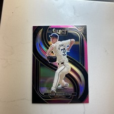 2025 Panini Select - Premier Level Jacob Misiorowski #123 Pink Prizm /199 (RC)