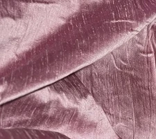 Rose Pink 100% Silk Dupioni Fabric 54” wide Sold By The Yard